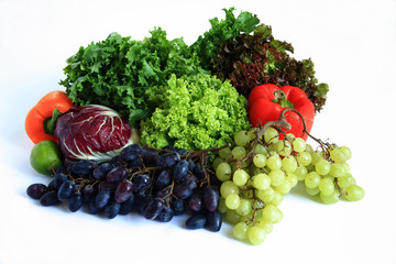 Fresh fruits and vegetables