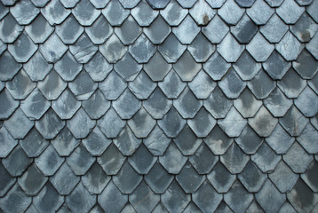 Gray tiles background
