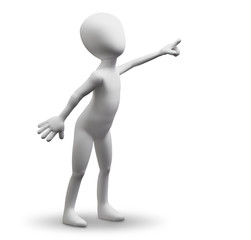 blank character pointing