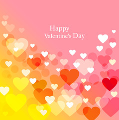 Vector valentine background with heart