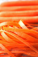 Geschälte Karotten