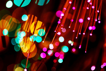 fiber optic abstract background