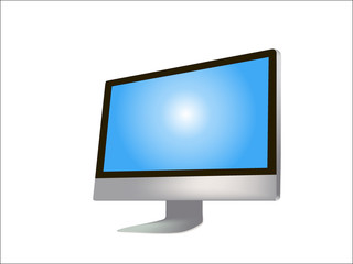 Computer monitor illustration
