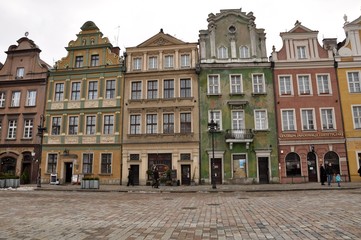 Fototapeta premium Old Market in Poznan, Poland