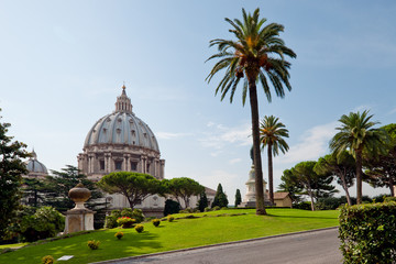 View at the St Peter's Basillica
