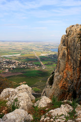 Fototapeta na wymiar Arbel góry, Izrael
