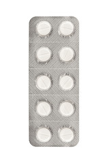 A view of pills in blister