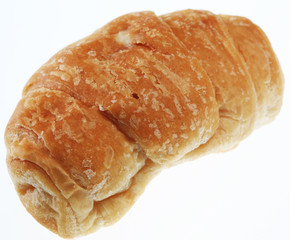 Single fresh croissant
