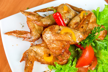 roasted chicken wings