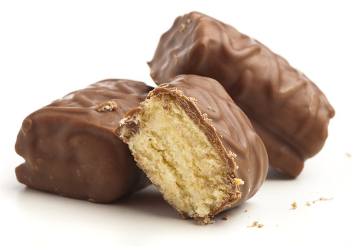 chocolate bun slices