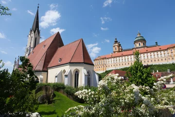 Foto op Plexiglas Stift Melk, famous monastery in Austria, near Vienna © jorisvo