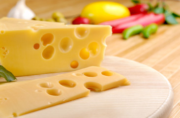 Cheese and vegetables