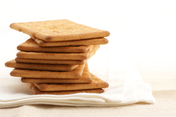 Stack of crackers