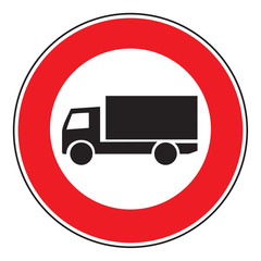 Zeichen 253 Verbot für Kraftfahrzeuge über 3,5 t