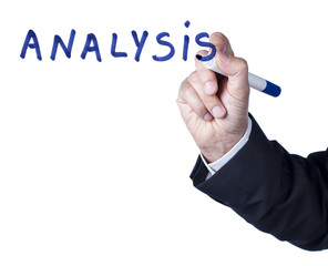 analysis mot écrit à la main au marker