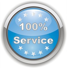 bouton 100% service