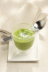 potage de courgette et citron - courgette and lemon soup