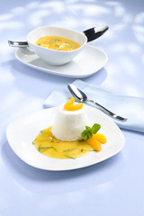 parfait au yaourt à l'abricot