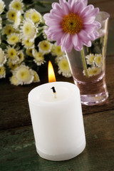 white candle