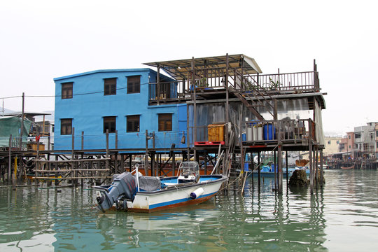 Tai O Fishing Village In Hong Kong