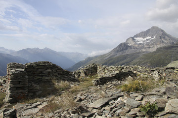 Obraz premium Site of the refuge of the white lake, France