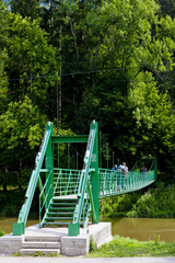 bridge over Sazava River near Stvoridla, Czech Republic