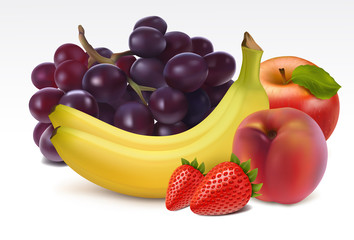 Ripe fresh fruits