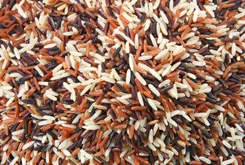 pattern of colorful rice using as background