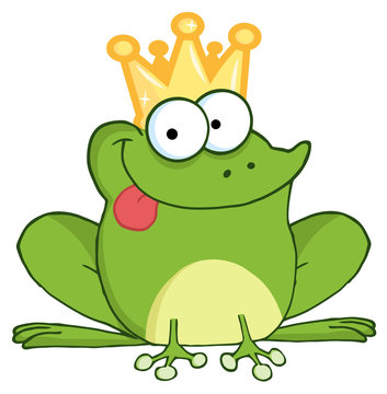 Frog Prince Cartoon Character