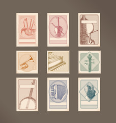 Stamps- music instruments