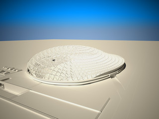 progetto palasport rendering 3d ingegneria architettura