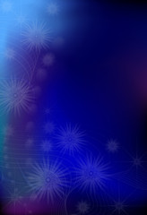 Abstract background with elements of florists