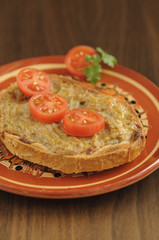 Princesa s kajma - traditional bulgarian breakfast