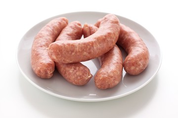Rohe Bratwürste