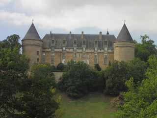 Fototapeta premium Château de Rochechouart ; Charente, Limousin, Périgord