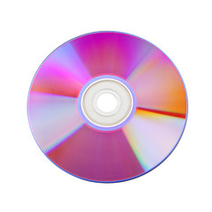 Close-up of colorful CD