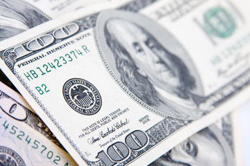 One hundred dollars banknotes