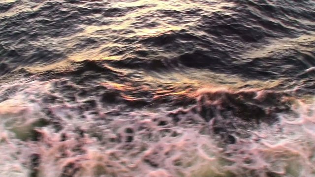 Storm in the sea