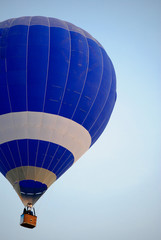 Blue Hot Air Balloon.