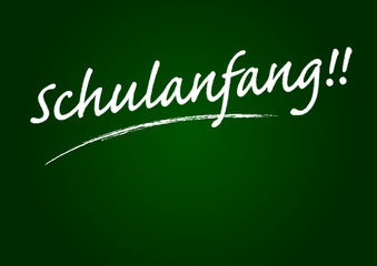 Schulanfang!!