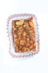Chocolate cake with almond