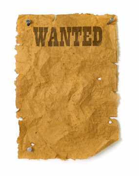 Wild west Wanted poster