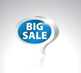 3D speech bubble pointer for big sale