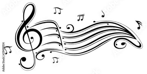 "noten notenschlüssel musiknoten musik" stock image and