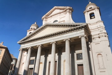 Fototapeta na wymiar Annunziata church - basilica dell'Annunziata, Genova