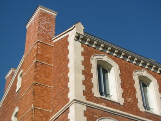 façade de brique