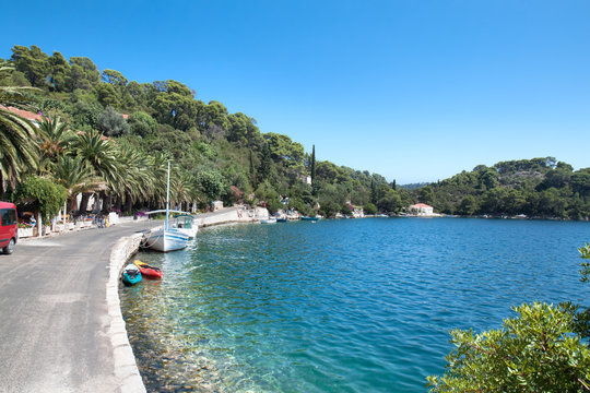 Soline bay, national park Mljet