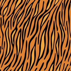 Tiger skin seamless background