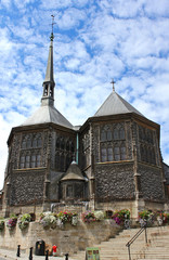 Fototapeta na wymiar Kirche Ste.-Catherine in Honfleur