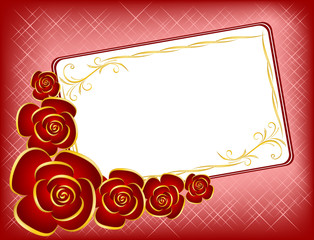 Background by the Valentine's day